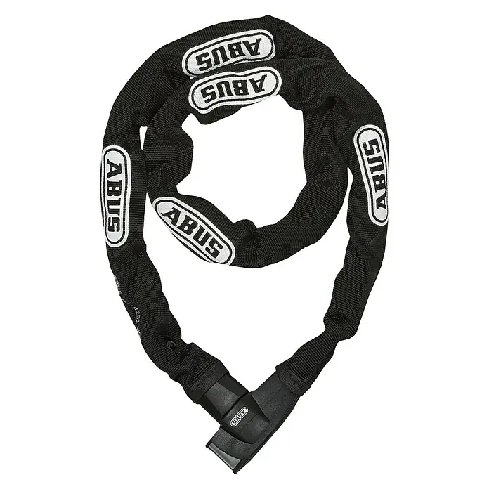 Abus Kettenschloss CH Lock 5407 - Schwarz, Länge: 110 cm, Stärke: 6 mm - Vorderansicht