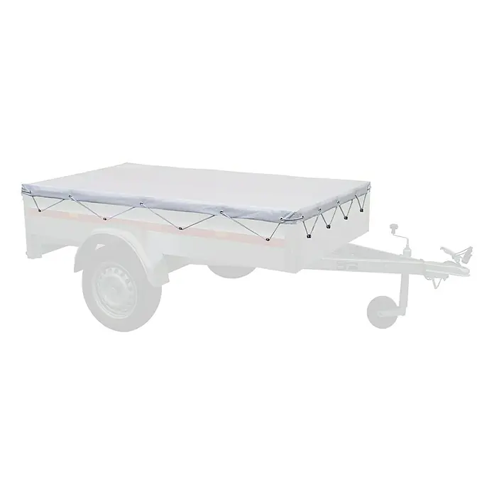 Stema Vlakzeil - Passend bij: Stema aanhangers met binnenafmetingen 201 x 108 cm, Stema aanhanger BH-R 750/850 - Zijaanzicht links