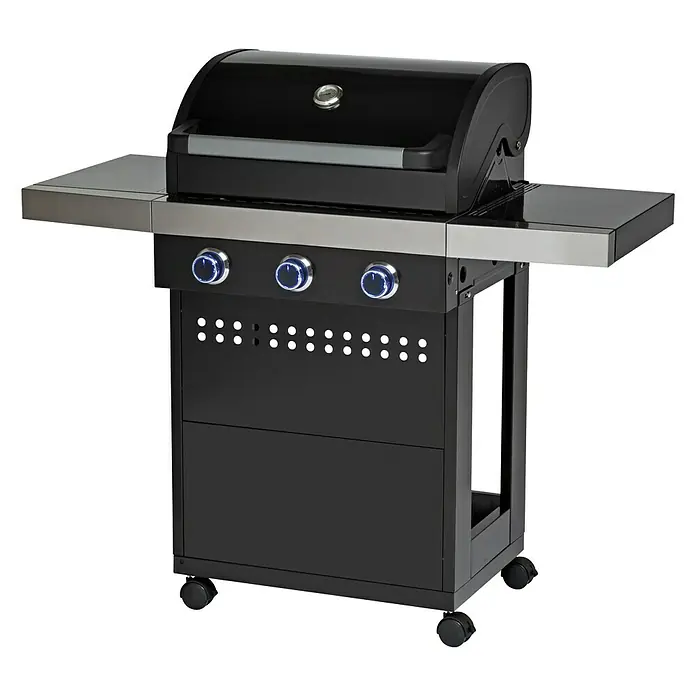Grillstar Gasgrill Atlanta II 300 - Anzahl Brenner: 3, Hauptgrillfläche: 62 x 41,5 cm, 10,5 kW
