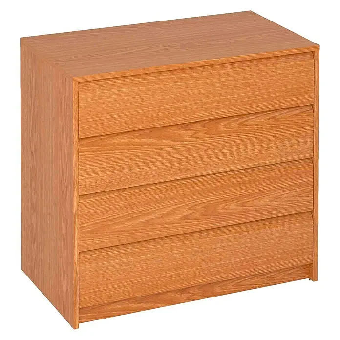 Cajonera K-765 - L x An x Al: 45 x 80 x 73,4 cm, Roble, Número de cajones: 4 ud.