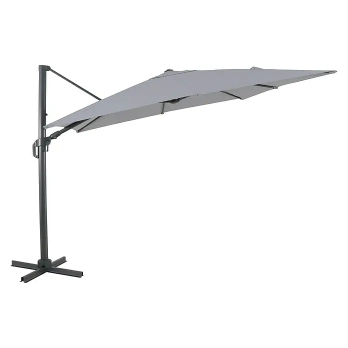 Sunfun Ersatz-Bezug Monaco - Hellgrau, Passend für: Sunfun Ampelschirmgestell Monaco 290 x 290 cm