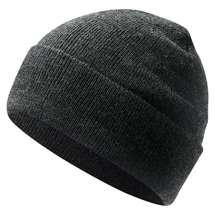 Strickmütze Basic - Konfektionsgröße: Universal, Grau - Vorderansicht