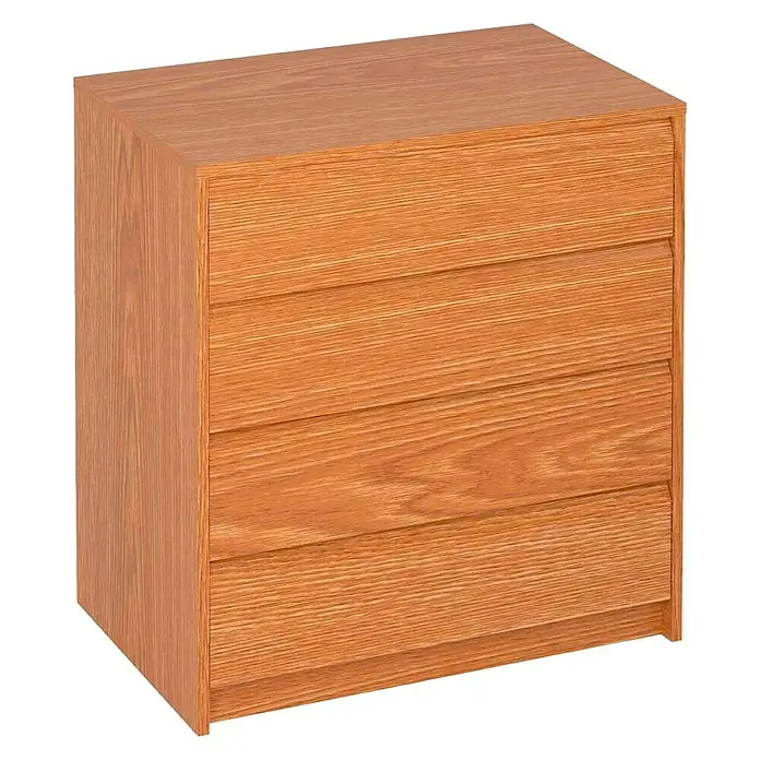 Cajonera K-764 - L x An x Al: 45 x 70 x 73,4 cm, Roble, Número de cajones: 4 ud.