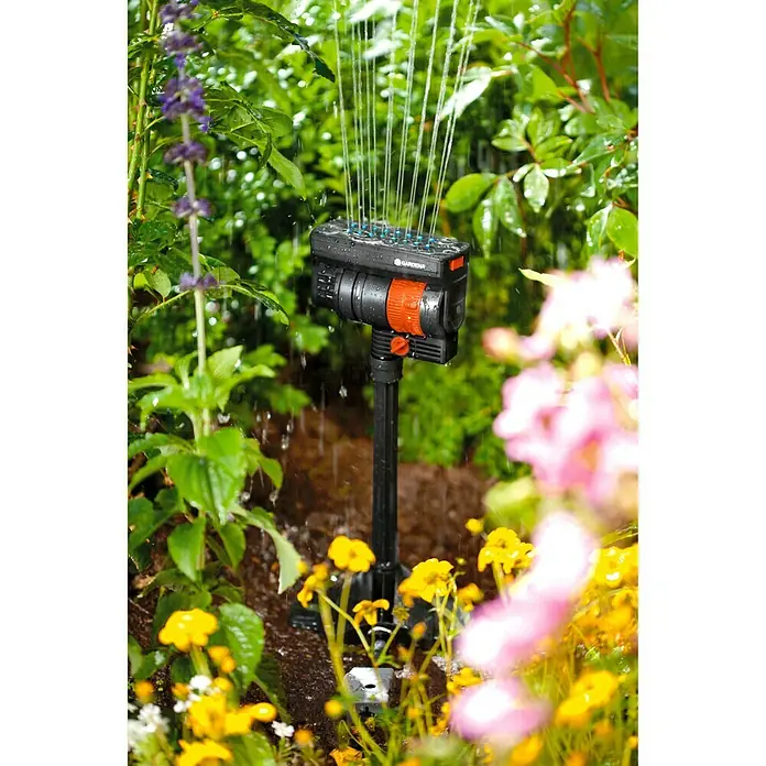 Gardena Micro-Drip Kvadratni raspršivač vode OS 90 - Maksimalna površina raspršivača: 90 m² - Pogled sprijeda
