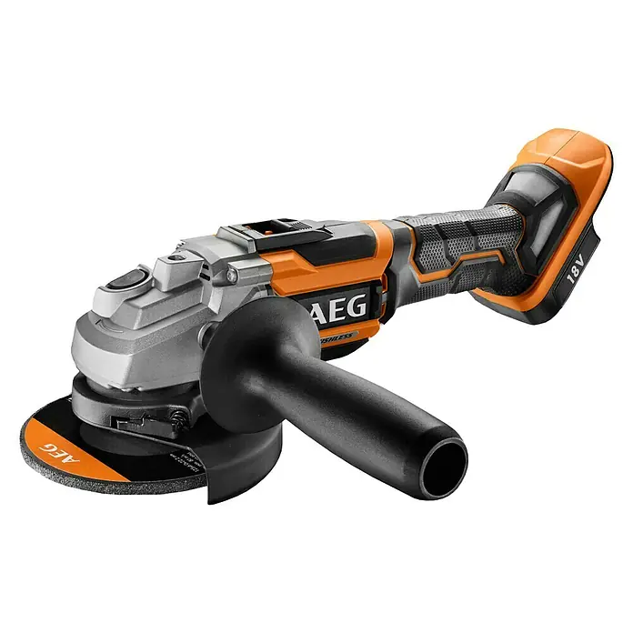 AEG Powertools Akku-Winkelschleifer BEWS18-125BL-0 - 18 V, Ohne Akku, Durchmesser Scheibe: 125 mm, Leerlaufdrehzahl: 0 U/min - 11.000 U/min - Vorderansicht