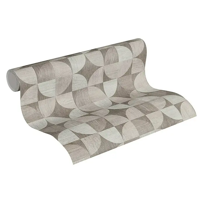 AS Creation Metropolitan Stories Vliestapete Holzdesign - Braun/Grau, Holzoptik, 10,05 x 0,53 m - Vorderansicht
