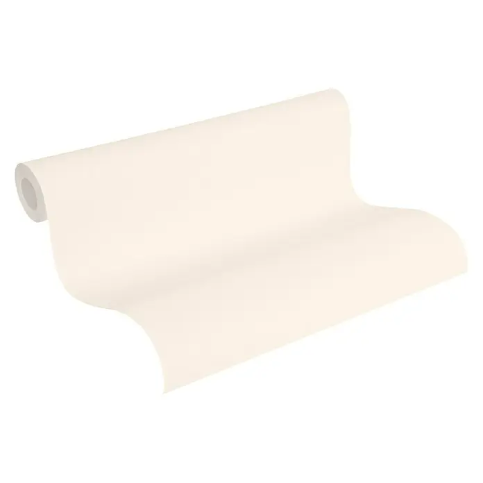 AS Creation Trendwall Vliestapete I - Beige, Uni, 10,05 x 0,53 m - Vorderansicht