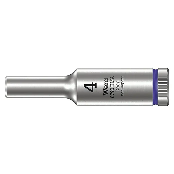 Wera Steckschlüsseleinsatz 8790 HMA - Schlüsselweite: 4 mm, Antriebsgröße: ⅜″ - Vorderansicht