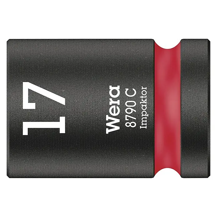 Wera Steckschlüsseleinsatz 8790 C - Schlüsselweite: 17 mm, Antriebsgröße: ½″ - Vorderansicht
