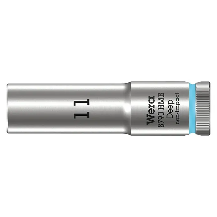 Wera Steckschlüsseleinsatz 8790 HMB - Schlüsselweite: 11 mm, Antriebsgröße: ⅜″ - Vorderansicht