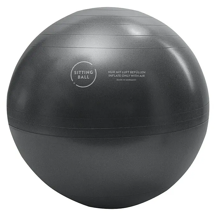 Sitting Ball Gymnastikball Felt - Senf, Durchmesser: 65 cm, Material Bezug: 100 % Polyester - Detailaufnahme