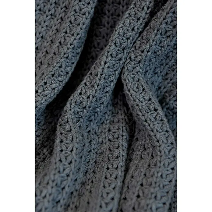 Nielsen Plaid Kuscheldecke Alen - L x B: 200 x 150 cm, Dunkelgrau