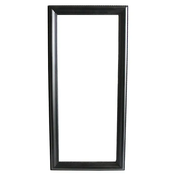 Spiegel Modern - 45 x 95 cm, Schwarz - Vorderansicht