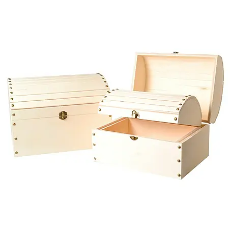 Artemio  Set cajas de madera Baúles encajables