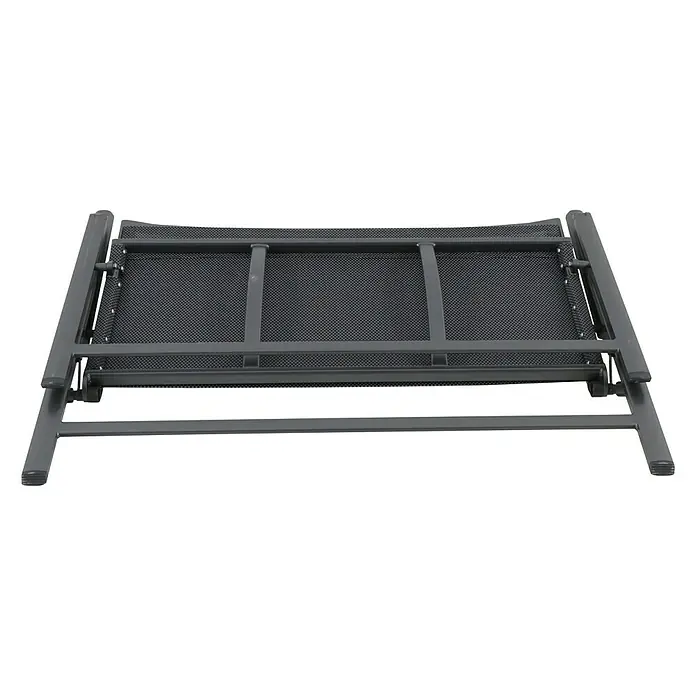 Sunfun Maja Gartenbank - B x T x H: 119 x 67 x 96 cm, Anthrazit, Klappbar
