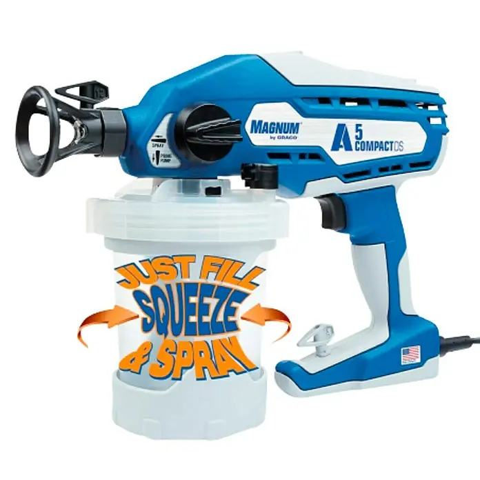 Graco Magnum Sistema de pulverización de pintura Compact A5DS - Velocidad de trabajo: 6 m²/min