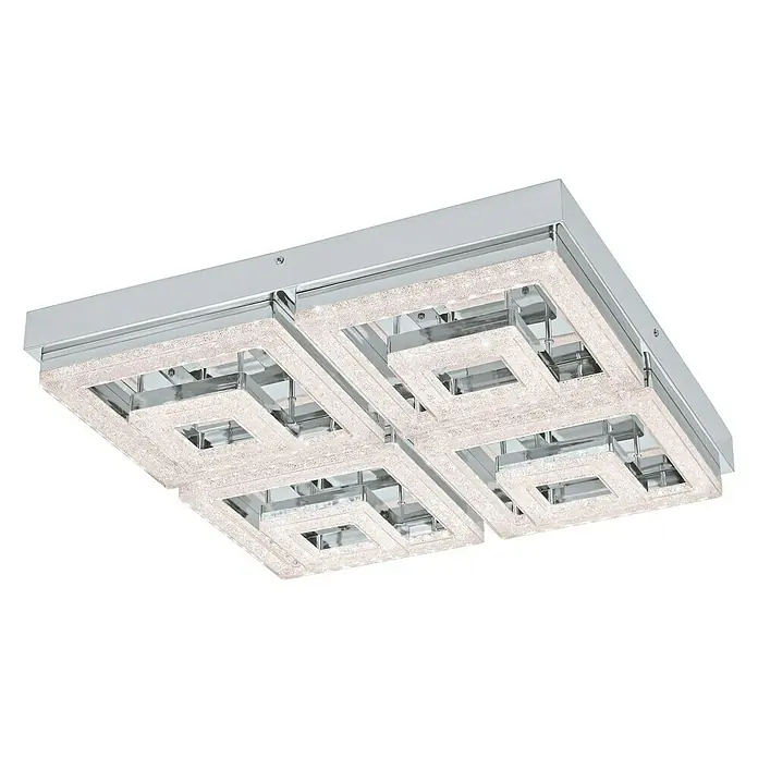 Eglo LED mennyezeti lámpa Fradelo - 48 W, Króm, fehér, Meleg fehér