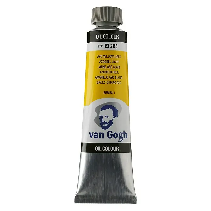 Talens Van Gogh Pintura al óleo - Amarillo azo claro, 40 ml, Tubo