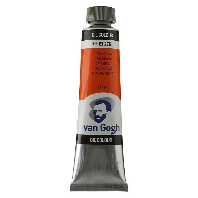 Talens Van Gogh Pintura al óleo - Anaranjado azo, 40 ml, Tubo