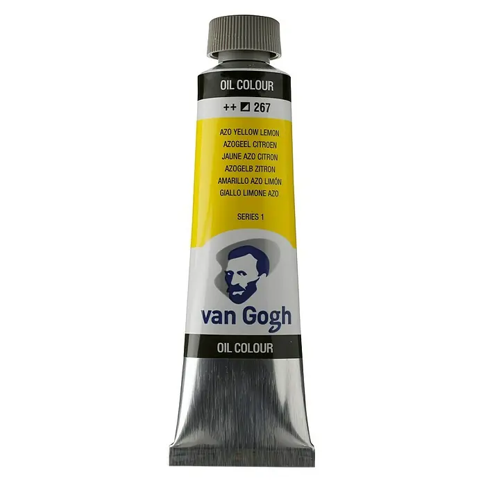 Talens Van Gogh Pintura al óleo - Amarillo azo limón, 40 ml, Tubo
