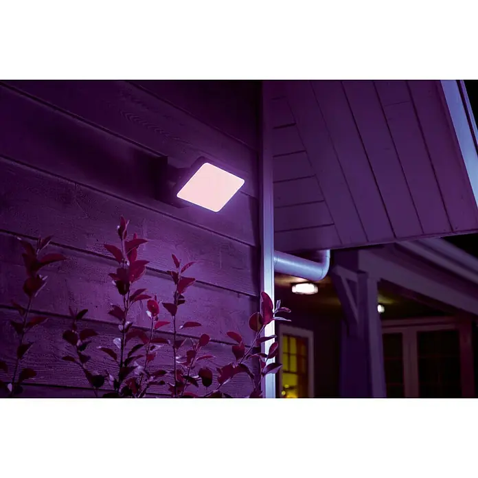 Philips Hue LED-Strahler White & Color Ambiance - 15 W, Schwarz, L x B x H: 22 x 16 x 15,3 cm