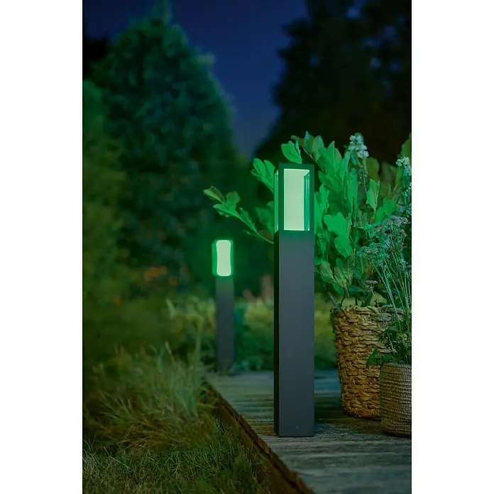 Philips Hue Baliza LED Impress - 77 cm, Aluminio, Color de luz: Multicolor
