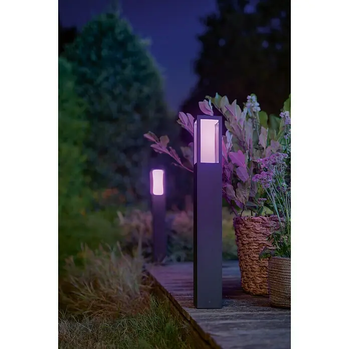 Philips Hue Baliza LED Impress - 77 cm, Aluminio, Color de luz: Multicolor