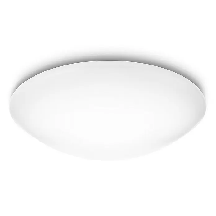 Philips LED-Deckenleuchte rund Suede - 40 W, Ø x H: 500 mm x 11,2 cm, Weiß, Neutralweiß