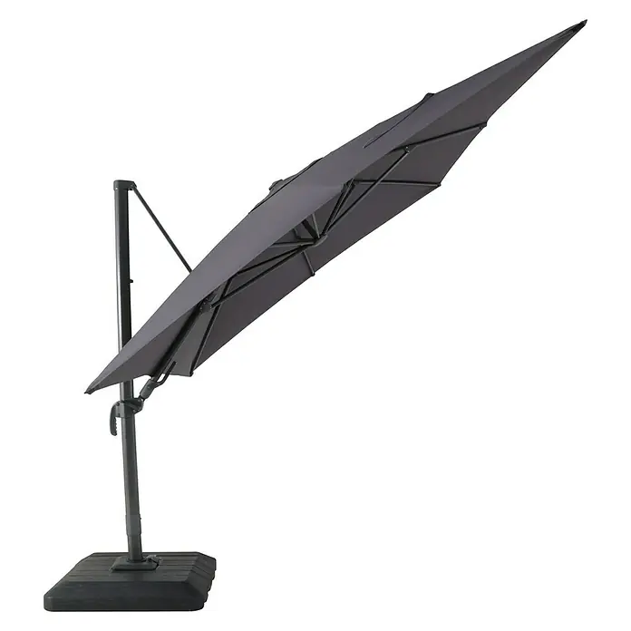 Sunfun Ampelschirm Capri - Anthrazit, 300 x 350 cm
