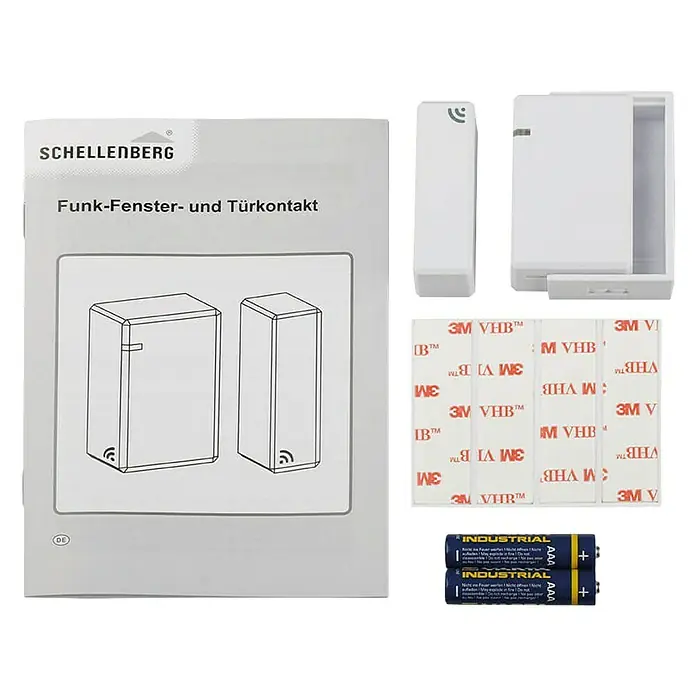 Schellenberg Fenster- & Türsensor - Reichweite ca.: 100 m (Freifeld), Funk