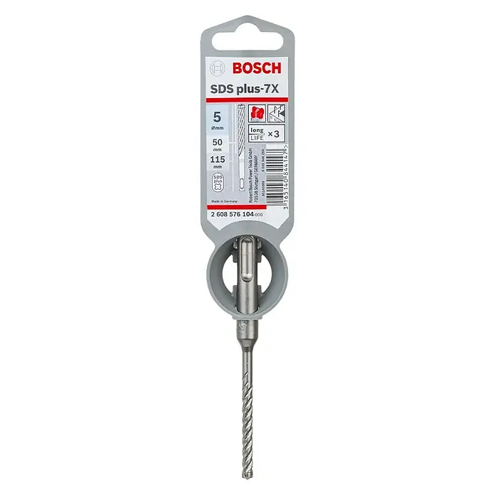 Bosch Professional Svrdlo za beton SDS-Plus - Promjer: 5 mm, Duljina: 115 mm - Pogled odozdo