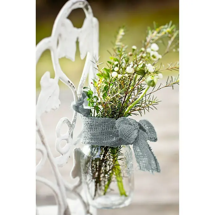 Windhager Jutegewebeband - Grau, L x B: 3 m x 6 cm