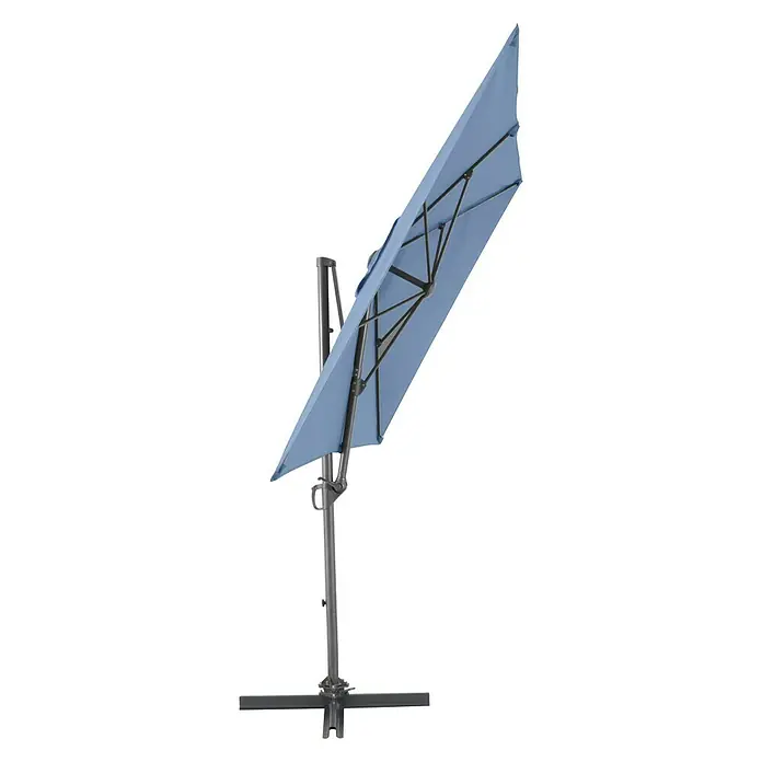 Sunfun Ampelschirm Florenz - Blau, 200 x 250 cm
