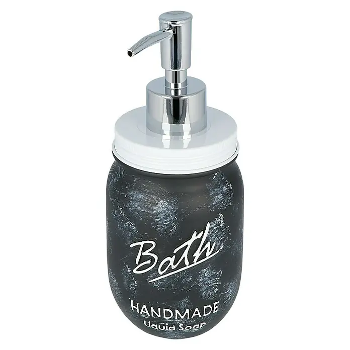 Venus Bath Seifenspender - Polyresin, Schwarz/Weiß