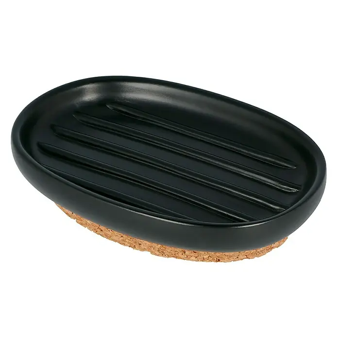 Venus Ivo Seifenschale - Polyresin, Schwarz