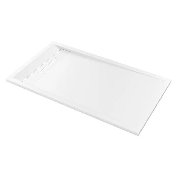 Plato de ducha Line - L x An: 70 x 140 cm, Blanco