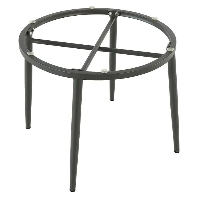 Sunfun Maja Mesa auxiliar redonda de jardín - 45 x 38 cm, Metal