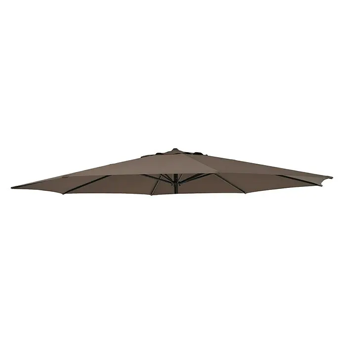 Sunfun Techo de repuesto Trentino II - Diámetro: 400 cm, Taupe, Sunfun parasol de jardín Trentino II