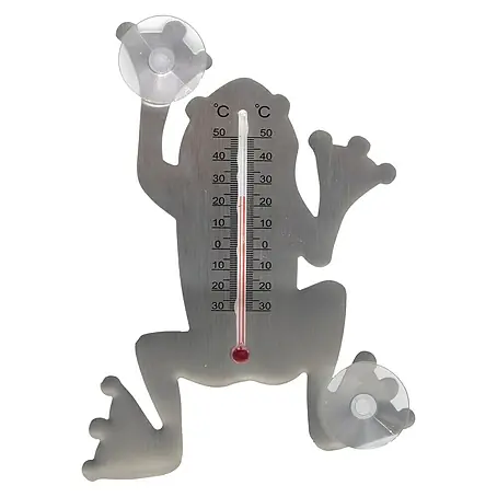 Nature  Buitenthermometer met zuignappen Kikker