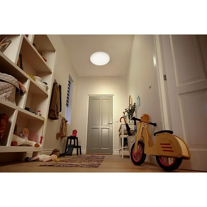 Philips Plafón LED redondo Moire Gen II - 10 W, Ø x Al: 250 mm x 6,8 cm, Blanco, Blanco neutro