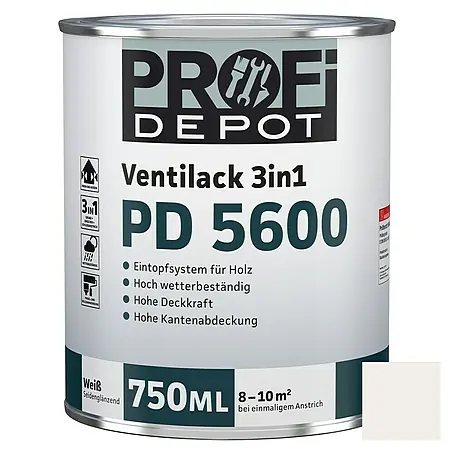 Profi Depot PD Venti-Weißlack 3in1 PD 5600