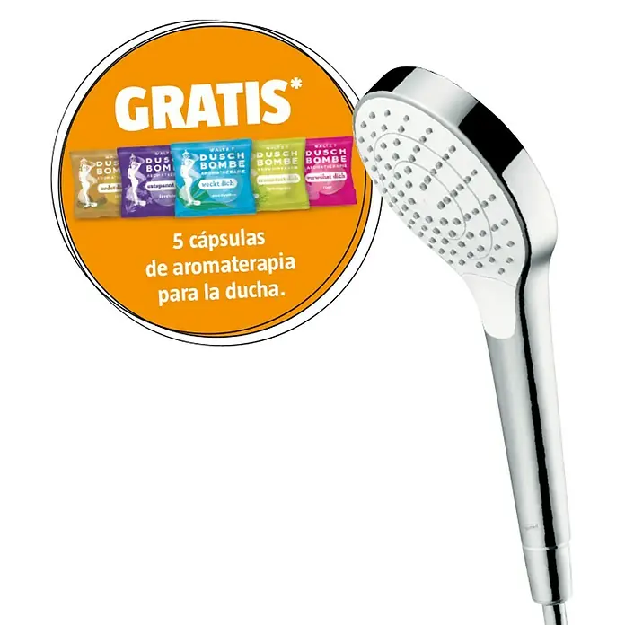 Hansgrohe Teleducha MySelect S Vario + 5 Shower - Número de funciones: 3 ud., Diámetro: 11 cm, Blanco/Cromado