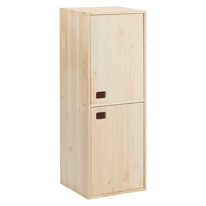 Astigarraga Dinamic Schrank - L x B x H: 33 x 37,3 x 105,4 cm, Kiefernholz - Vorderansicht