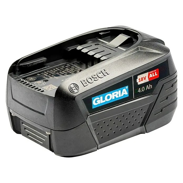 Gloria Ersatz-Akku Power4all - 18 V, Li-Ionen, 4 Ah - Vorderansicht