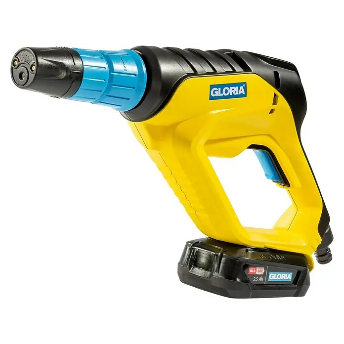 Gloria Druckreiniger MultiJet - 18 V, Li-Ionen, 1 Akku, Max. Druck: 24,9 bar - Vorderansicht