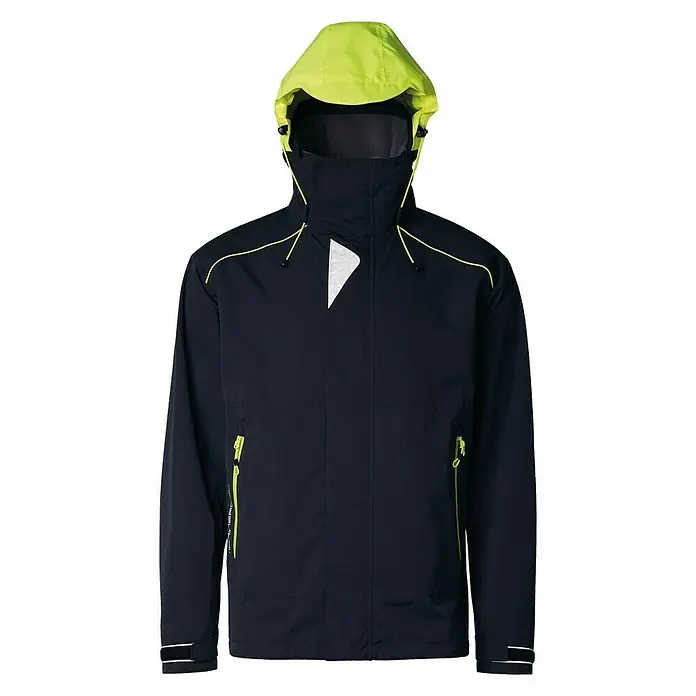 Marinepool Segeljacke Borneo - S, Herren, Schwarz - Detailaufnahme