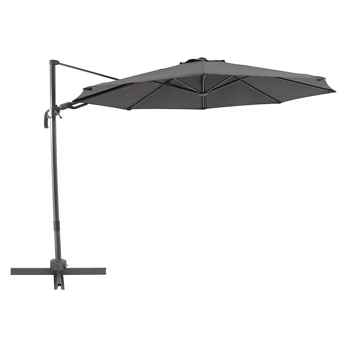 Sunfun Schirmbezug Capri - Anthrazit, Passend für: Sunfun Ampelschirmgestell Capri Ø 300 cm