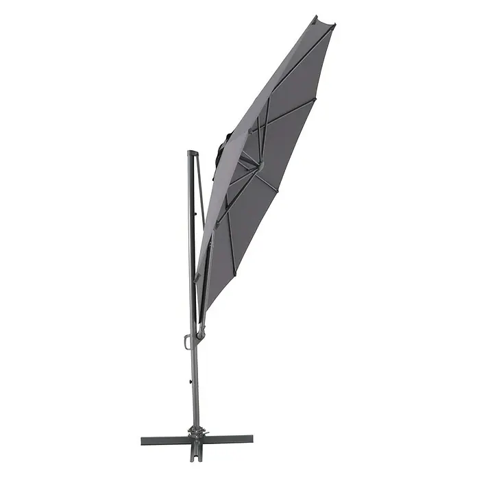 Sunfun Ampelschirm Florenz - Anthrazit, Durchmesser: 300 cm