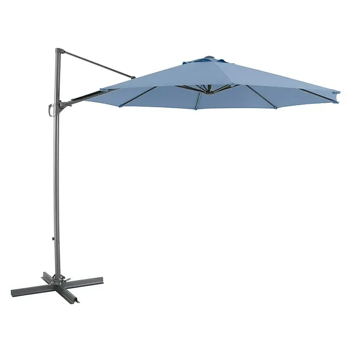 Sunfun Ampelschirm Florenz - Blau, Durchmesser: 300 cm