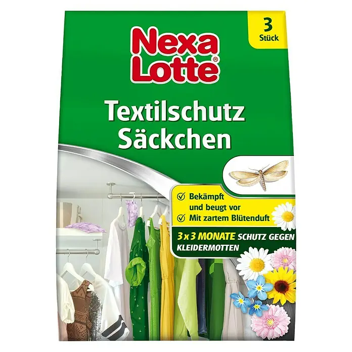 Nexa Lotte Mottenschutz Säckchen - 3 Stk. - Vorderansicht